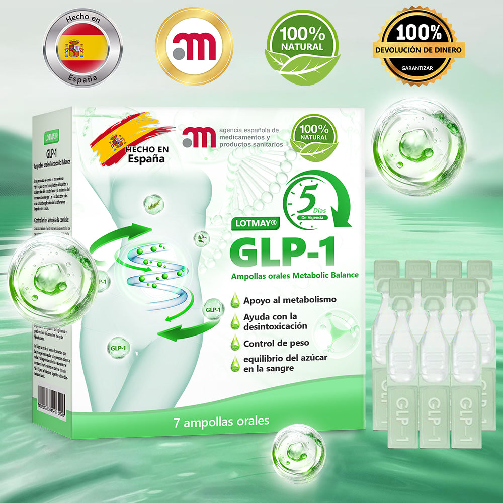 30% DE DESCUENTO 🎁🎁 𝐋𝐎𝐓𝐌𝐀𝐘® GLP-1 Ampollas Orales de Balance Metabólico 👩‍⚕️