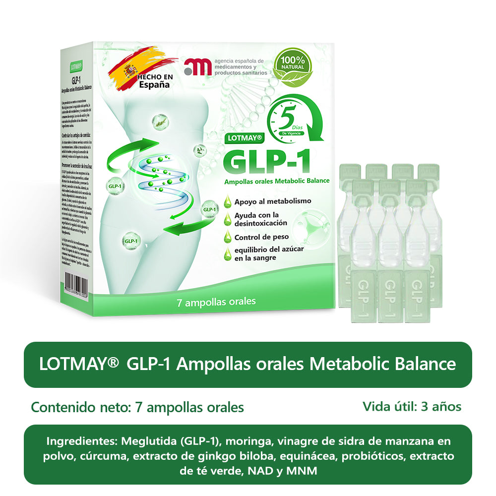 30% DE DESCUENTO 🎁🎁 𝐋𝐎𝐓𝐌𝐀𝐘® GLP-1 Ampollas Orales de Balance Metabólico 👩‍⚕️