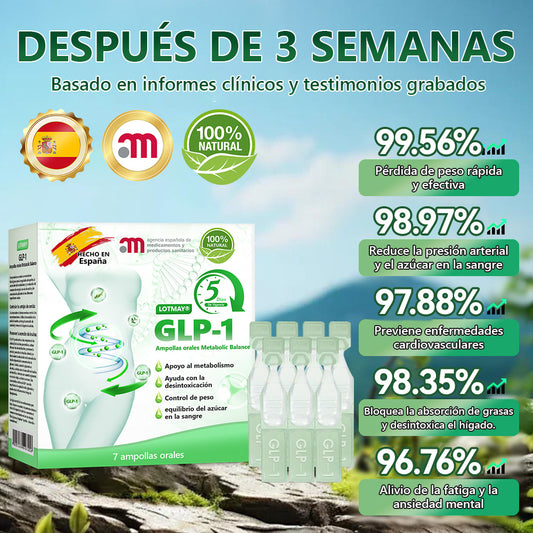 30% DE DESCUENTO 🎁🎁 𝐋𝐎𝐓𝐌𝐀𝐘® GLP-1 Ampollas Orales de Balance Metabólico 👩‍⚕️